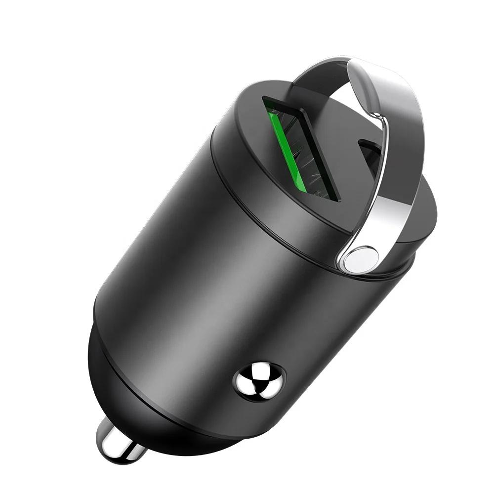 

Fashion USB Car Charger for Mobile Phone, Black