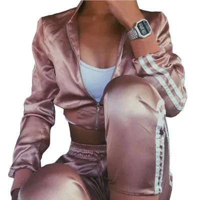 

Tops Fashionable 2021 Jogging Pants Sets For Women Two Pieces