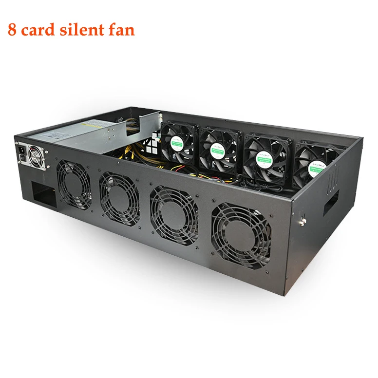 

65mm 8GPU B85 high quality Mute the live broadcast gaming computer case Suit 3080 3090 computer chassis