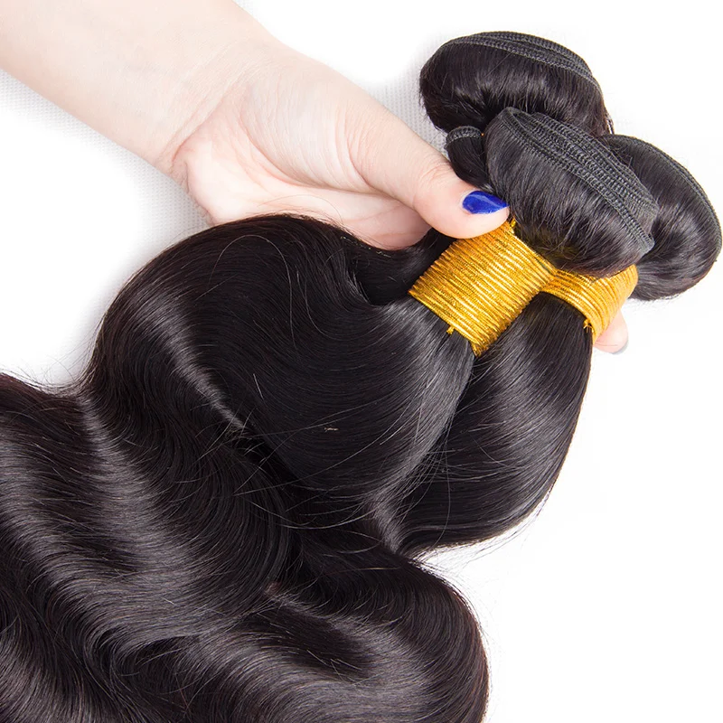 

Fast delivery 10a mink brazilian nature hair accessories 100% women human hair toupee body wave bundle