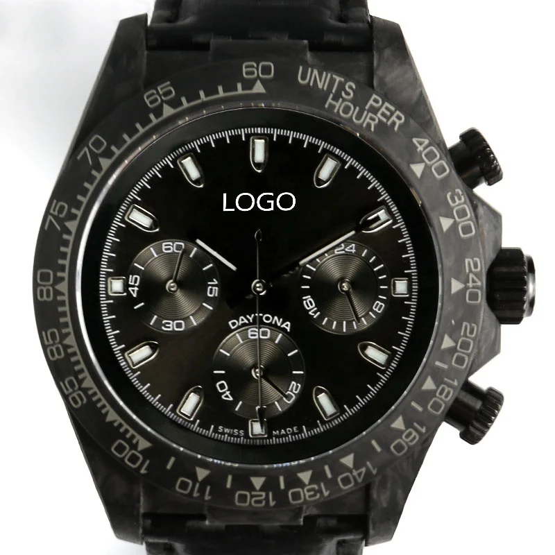

movement custom high-end carbon fiber material branded luxury watches men