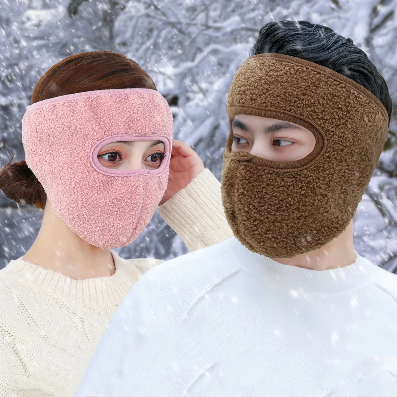 

Windproof Motorcycle Cycling Winter Fleece Earmuffs Warm Full Face Cover Ski Mask Headgear