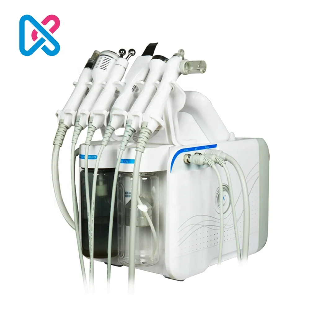 
2020 6 in 1 hydra dermabrasion facial microdermabrasion beauty oxygen facial machine portable 