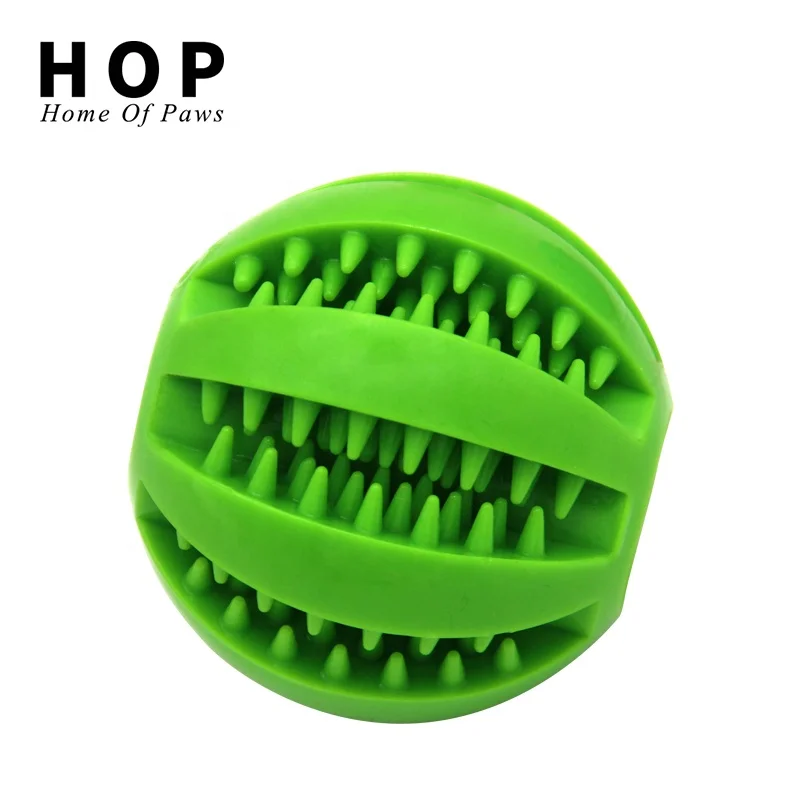 

Rubber Non-Toxic Dog Tooth Chew Toy Interactive Dog Food Treat Dispensing Chew Toy Ball