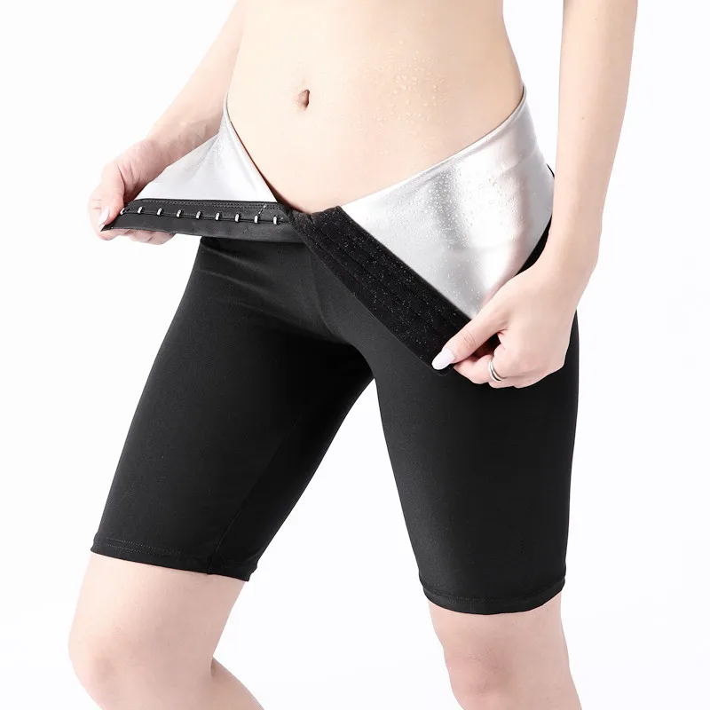 

High Waist Butt Lifter Sweat Tummy Control Sauna Shapewear Panty Slimming Woman Bodysuit Waist Trainer Body Shaper, Black nude