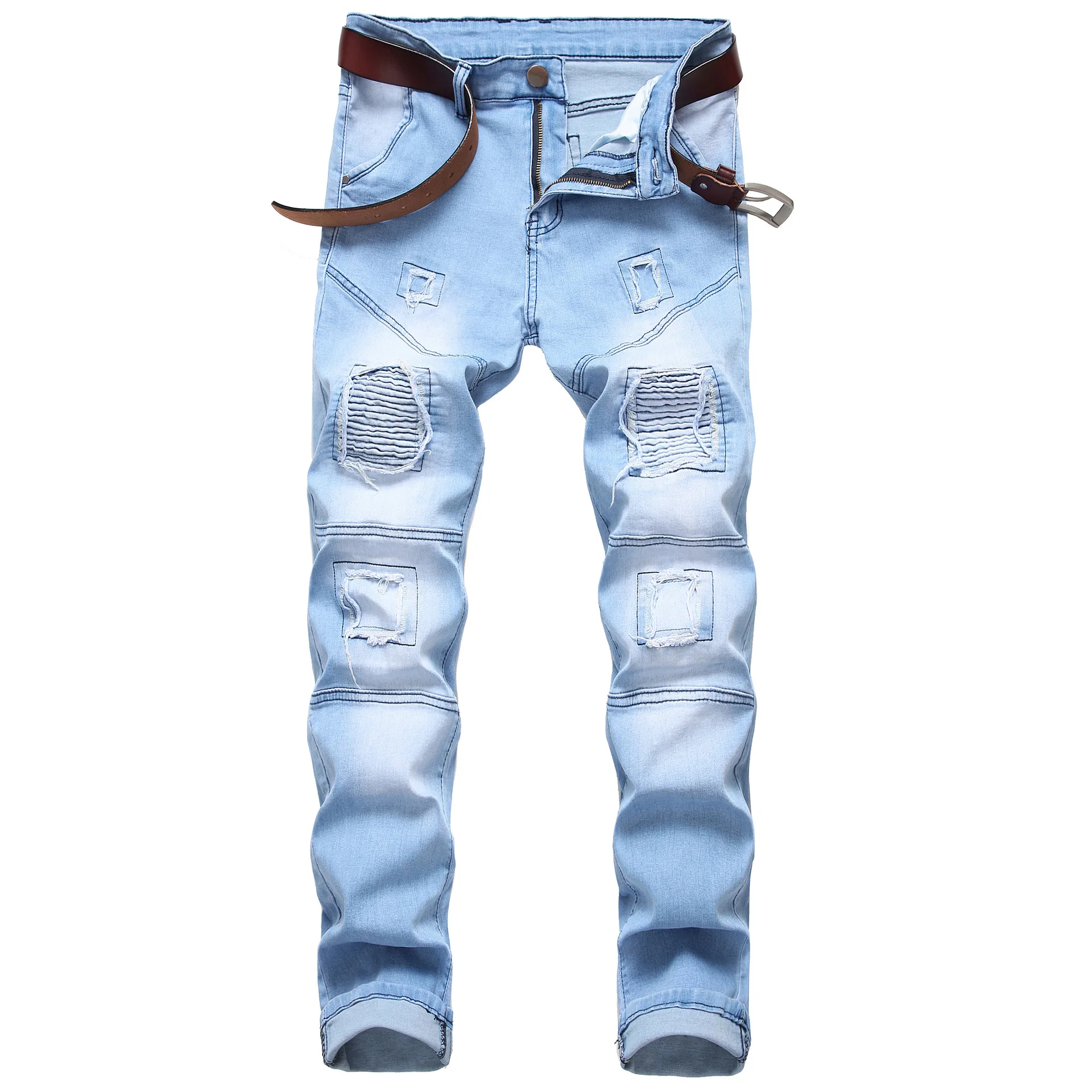 mens light blue designer jeans