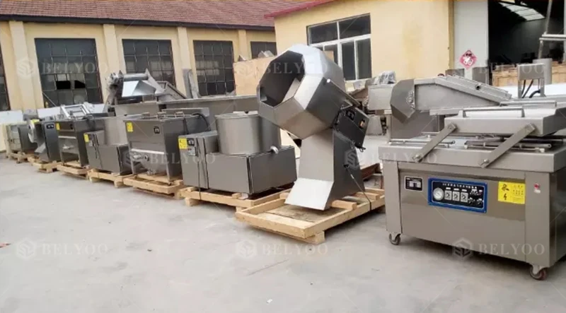 Semi-automatic small scale potato chips production line/frozen french fries making machine
