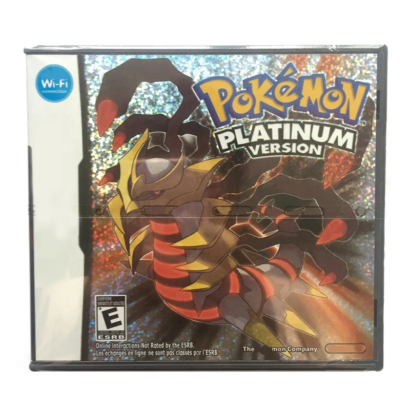 

Pokemon Platinum Video Game Card For 3DS NDSI NDSL NDS Console with Box and Instruction Book Multi Language