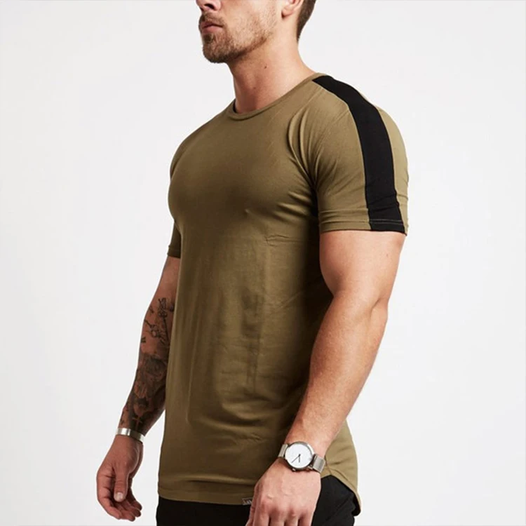 Alphalete Summer New Men Gyms T Shirt Fitness Bodybuilding Slim Shirts