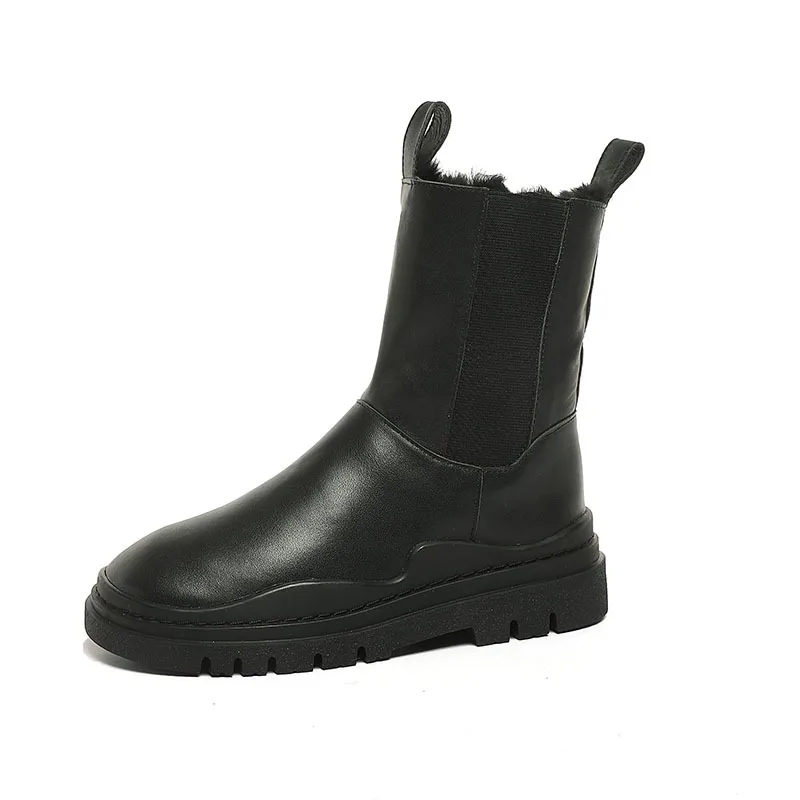 

White fur all-in-one snow boots women's new arrival winter cotton shoes plus velvet thick-soled cotton boots women boots