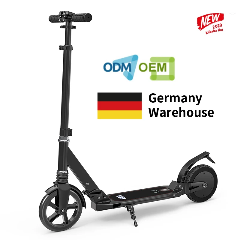 

Have warehouse in EUROPE CE approved EYU E9 kick scooter electric scooter for kids and adults, Black