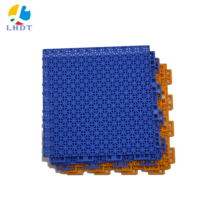 

Linghan outdoor perforated plastic floor sheet bsaketball system plastic deck tiles sport tile, Black, white, grey, blue, green, yellow, red, orange