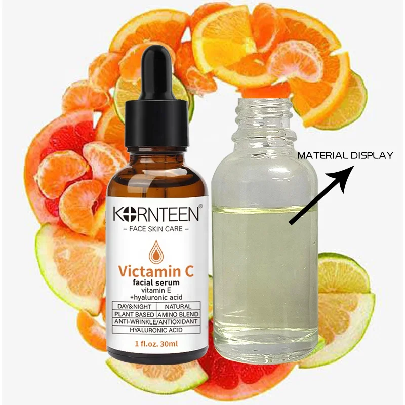 

private label wholesale Vitamin C Serum Boosts Collagen brightening Deep Moisturizing For Face Skin care Anti Aging wrinkles