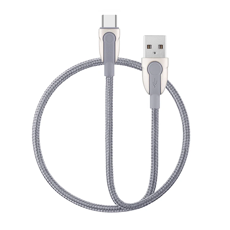 
Repairable usb charger cable new design Zinc Alloy data cable with 1m 1.5m 2m 3m braided Material cable 