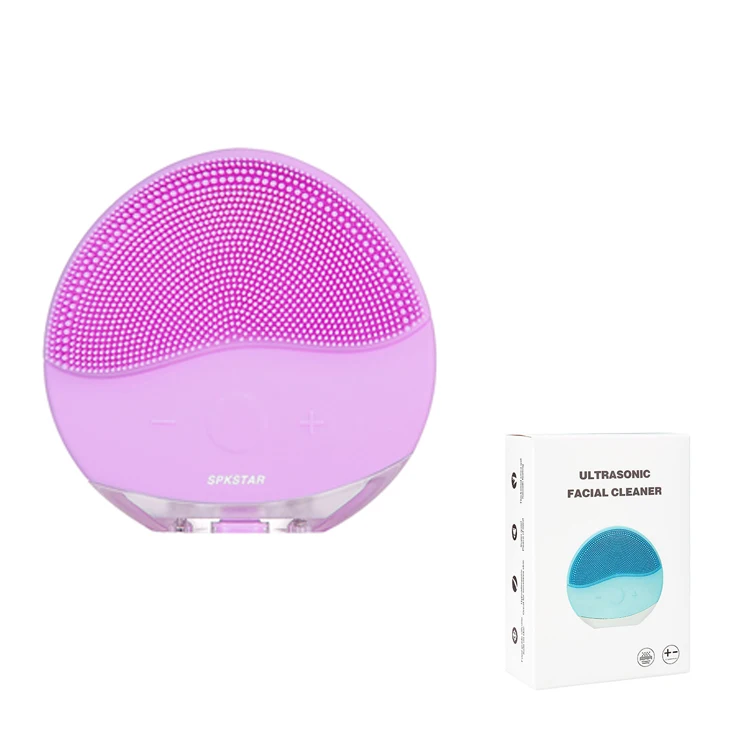 

Dropshipping Newest Beauty Products Face Cleanser Handheld Cleaning Rechargeable Silicone Cleansing Brush