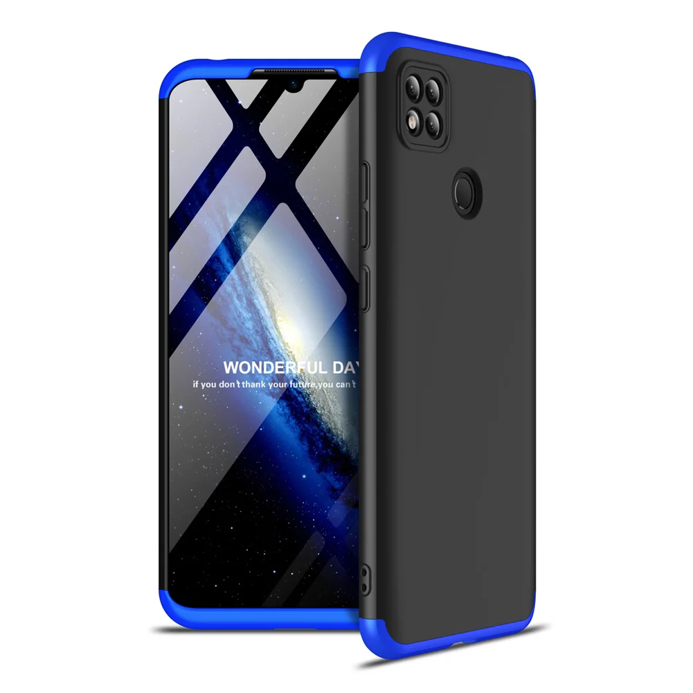 

For Xiaomi Redmi 9C Case 360 Shockproof Armor Phone Cover For Redmi 9 9A, 7 colors