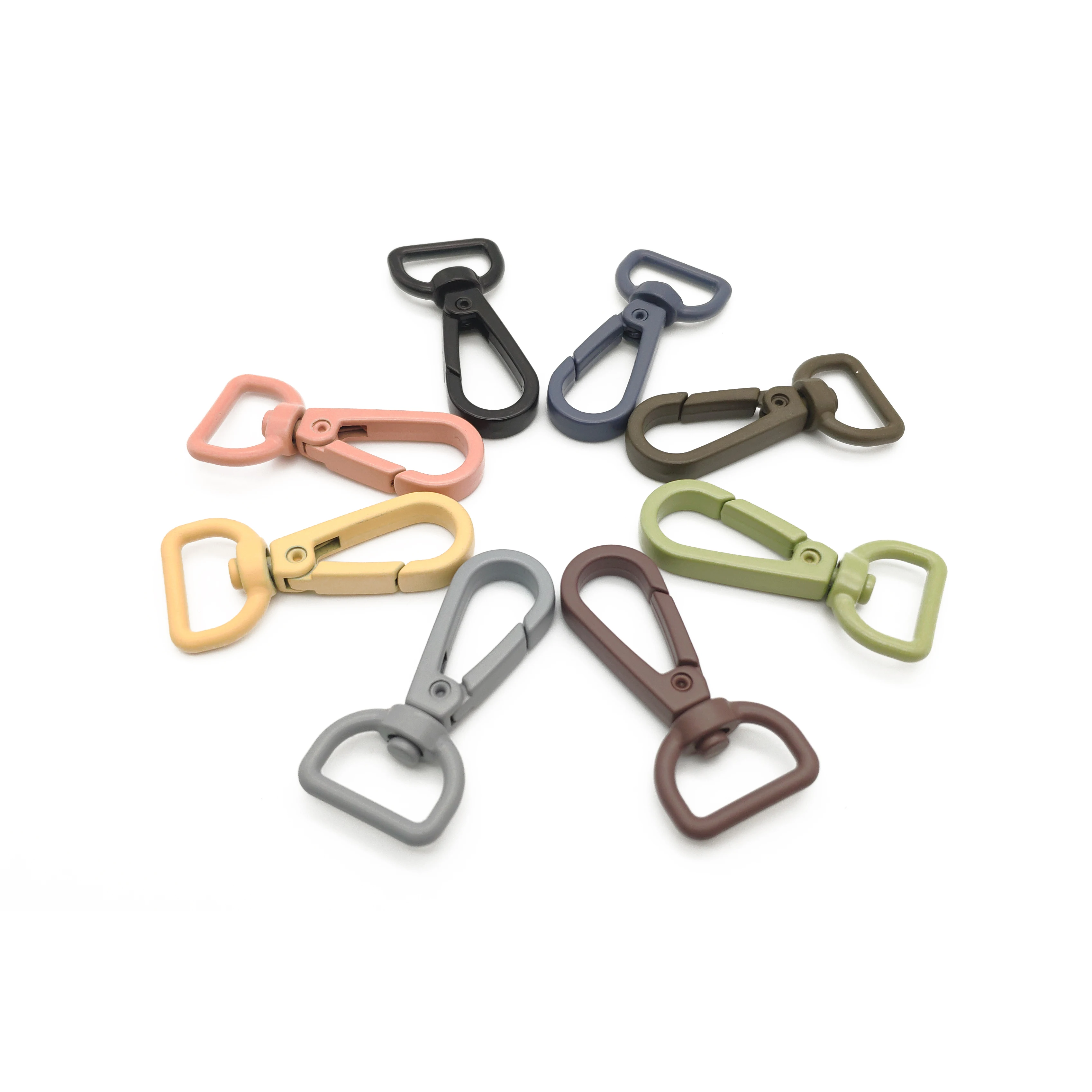 

Dog Snap Hook Wholesale Plated Dog Swivel Metal 13MM for Bag Parts Strap, Multiple color