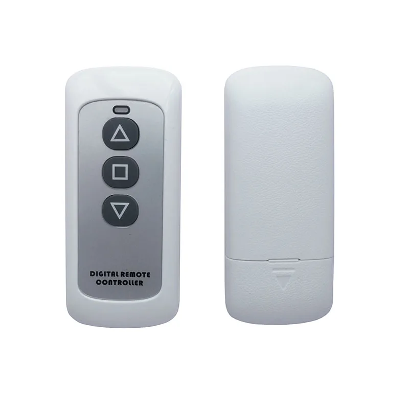 

3-key fixed code Learning code Universal wireless RF remote control433.92MHZ, Black