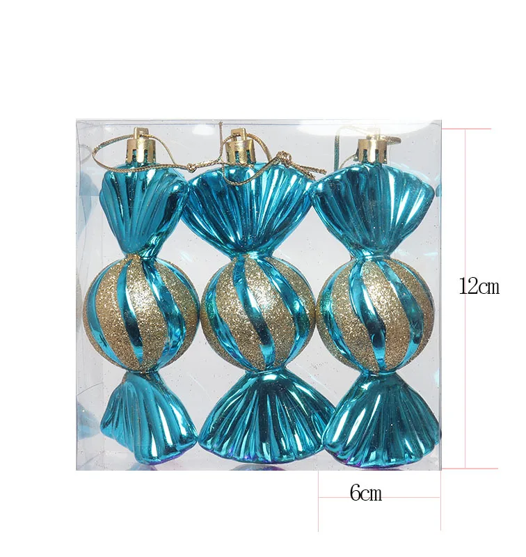 

Christmas Supplies Decorations Christmas Tree Decoration Hanging Candy Electroplating Plastics Candy