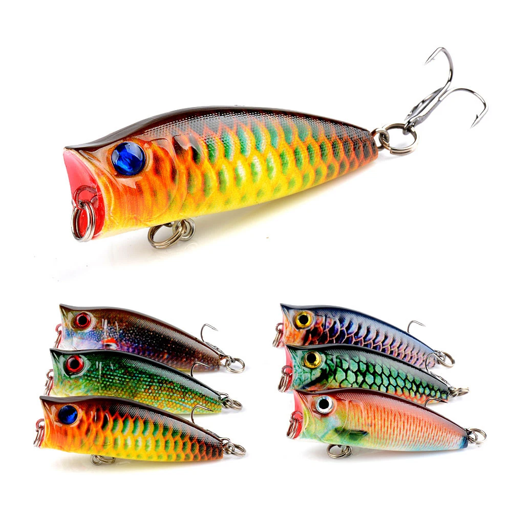 

Lures Fishing Lures Squid Popper 3D Minnow fishing lures Artificial Bait