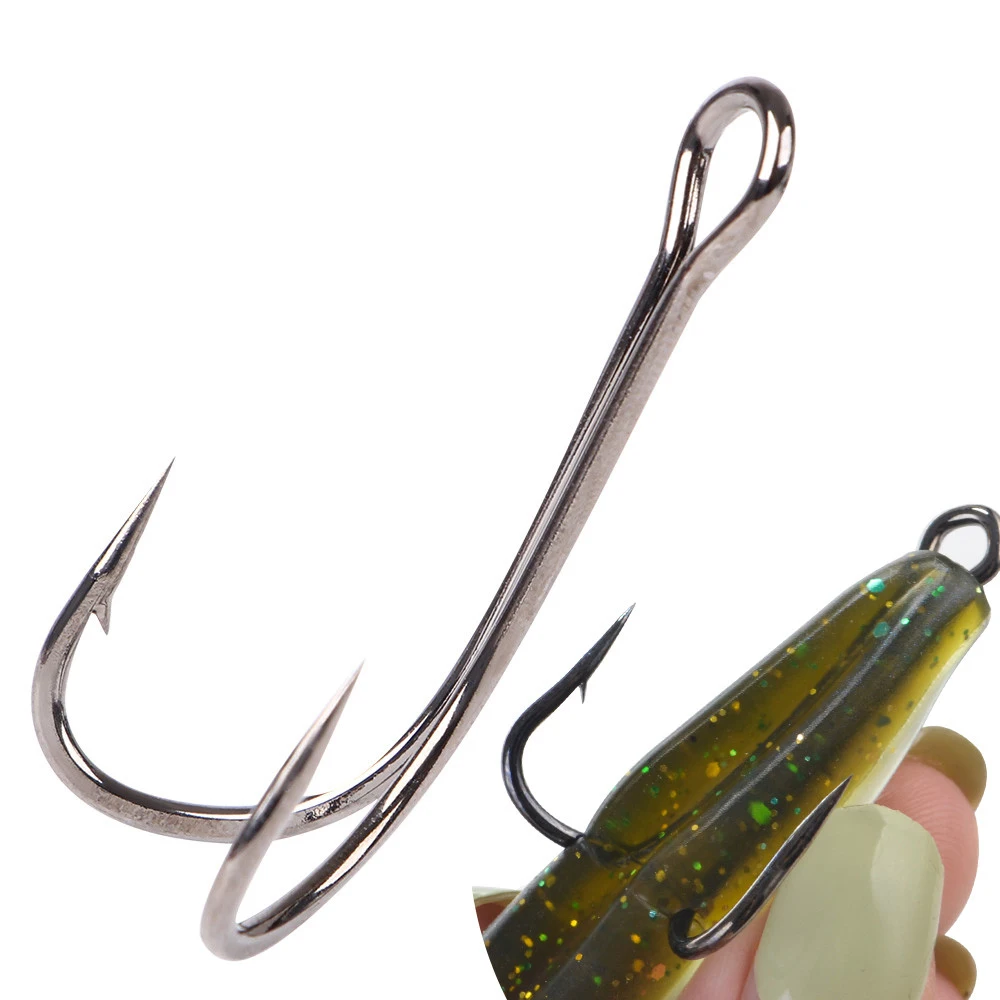 

Newbility multi sizes sharp and strong Duple fishing Hook with barbed