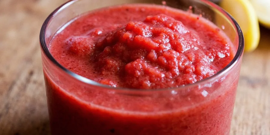 Spicy raspberry hummus dip