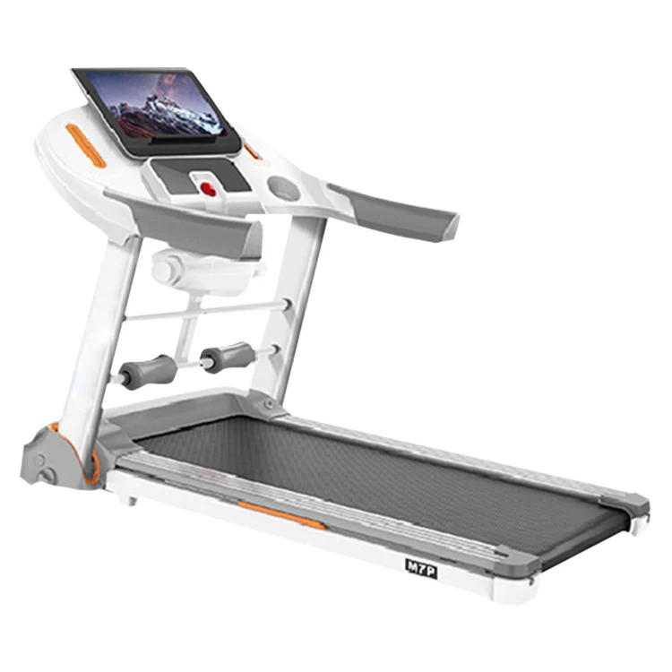 

New Arrival Foldable Treadmill Running Machine Electric Walking Professional Treadmill, White