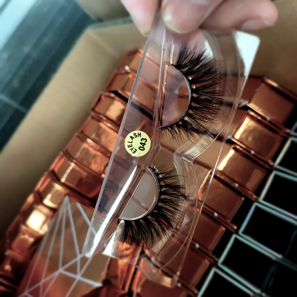 

Wholesale Private Label Mink Eyelashes Clusters, Natural black