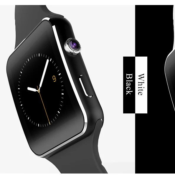 

smart sport watch X6 Sport Passometer Smartwatch with Camera smart watch support sim card Whatsapp Facebook mens smart watch