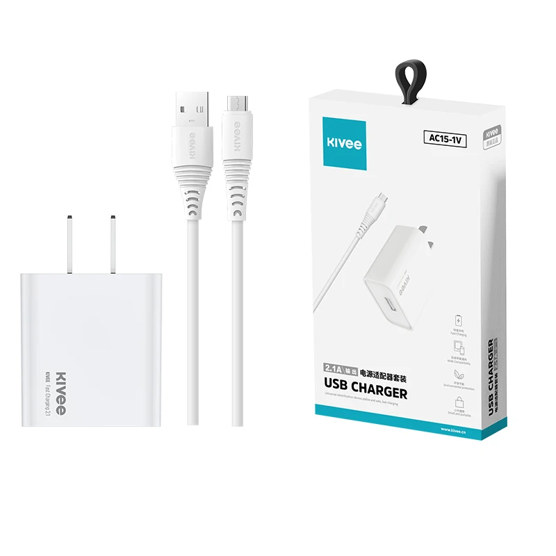 

KIVEE Charger USB Charger Set with cable Charger Adapter Factory Directly