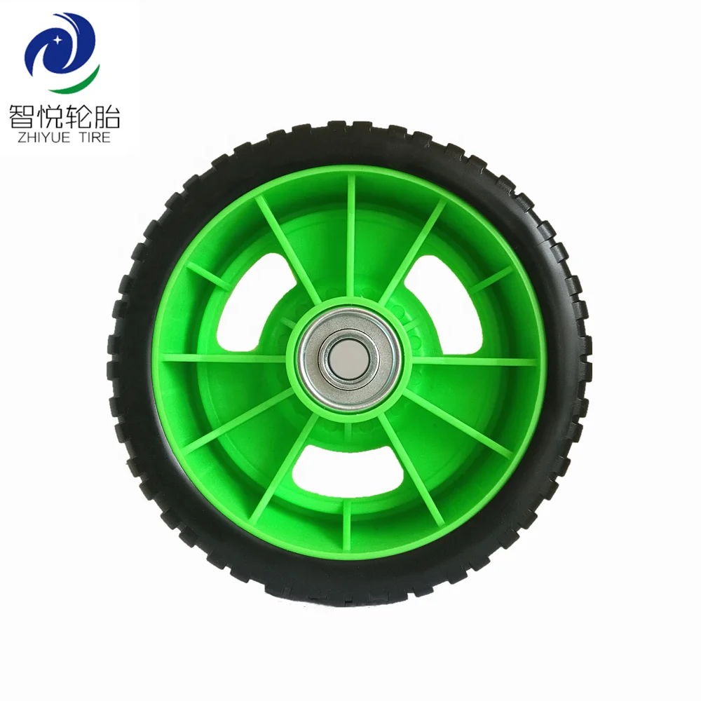 
6 inch small plastic wheel with bearing for lawnmower wheel, trolley cooler wheels 