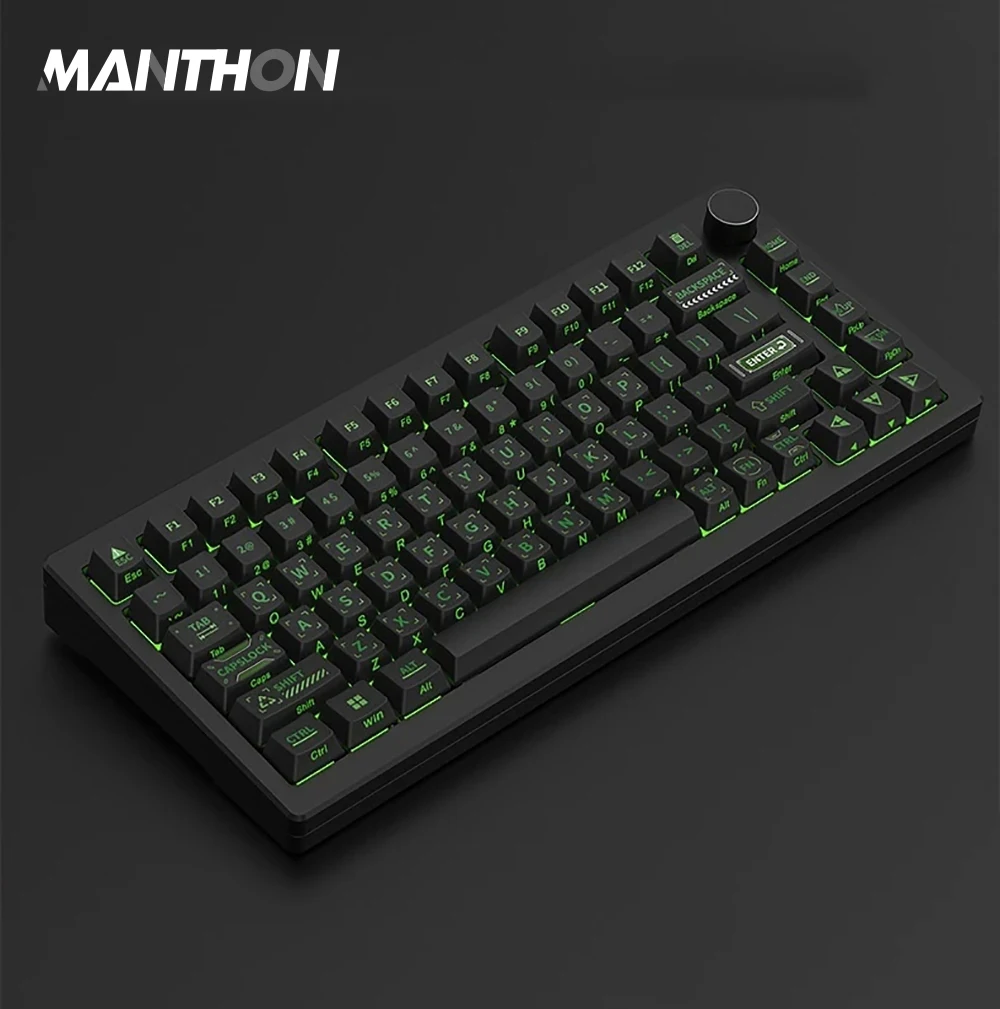 

AL75 Customized Mechanical Keyboard Kit Cnc Aluminum Case Full Key Non Impulse Wired Single Mode Rgb Gasket Structure Keyboard