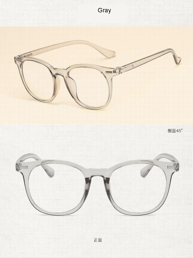 
15992 new arrival colorful classic frame anti blue light blocking computer reading glasses eyewear for women girls 
