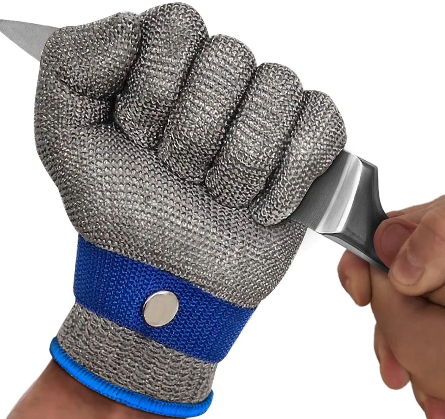 

Gujia ODN/OEM Factory Price Safety Work Anti Cut Proof Resistant Stainless Steel Wire Mesh Glove For Slaughter
