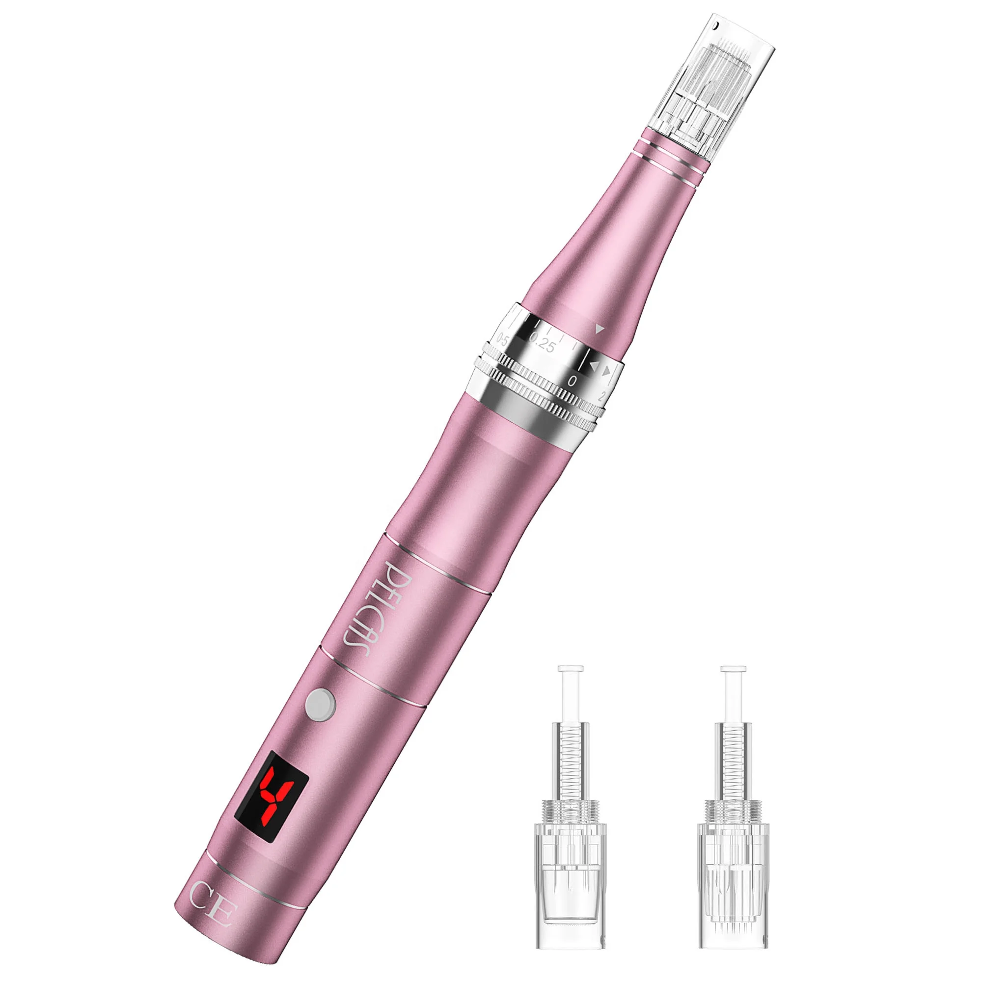 

microneedle system derma pen with nano needle led electric derma pen