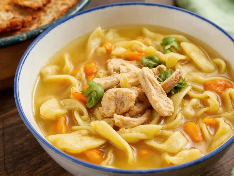 Perfect Chicken Noodle Soup Recipe with Egg Noodles