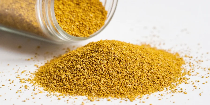 Mustard seeds used in pickling jars