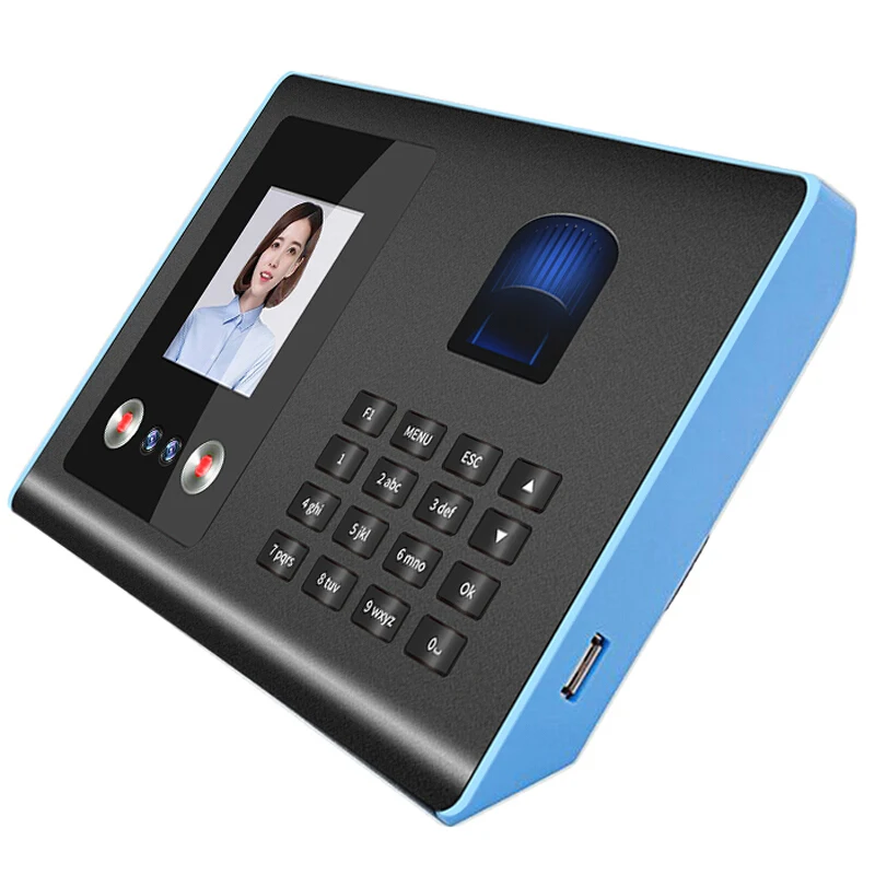 

Professional Face Recognition Time Recorder Employee Checking-in Recorder Attendance System Time Clock FA01