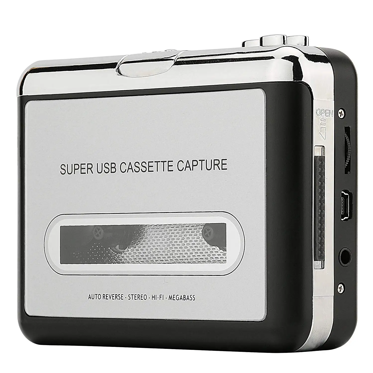 

Walkman Cassette Tape To MP3 CD Converter Via USB,Portable Cassette Tape Converter Captures MP3 Audio Music