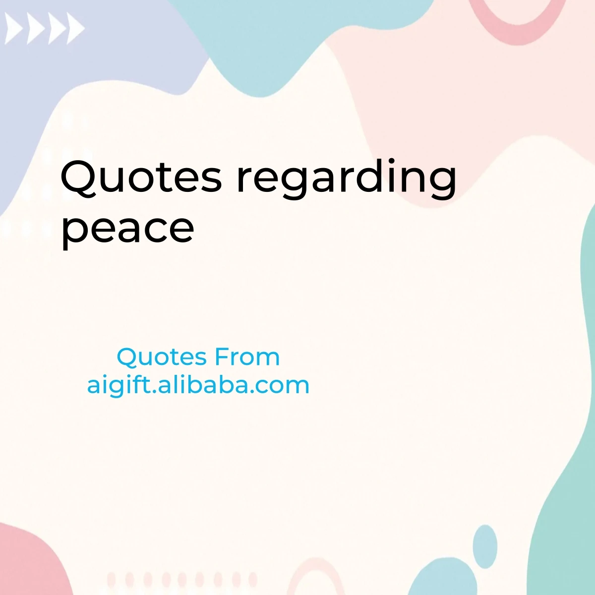 quotes regarding peace