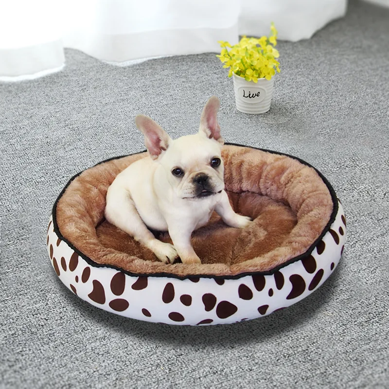 

Cama Perro Dog And Cat Pet Bed Round Winter Washable Large Designer Funny Luxury Dog Beds, Picture