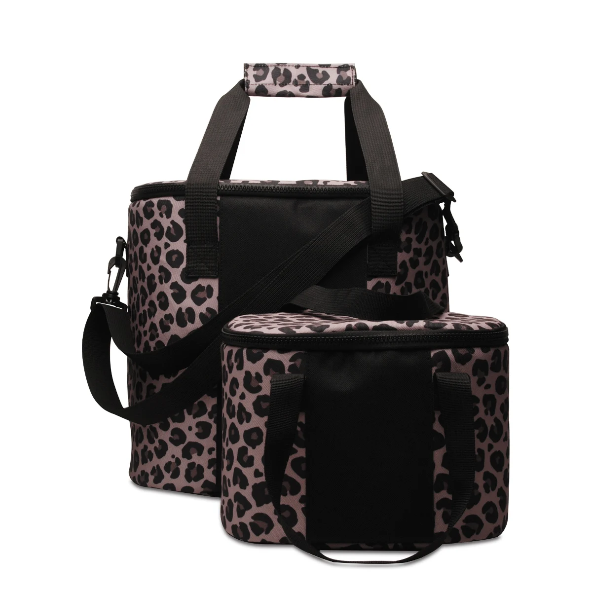 

Custom Insulated Cooler Bag Picnic Bag Leopard Monogram Cooler Bag Summer Cooler Tote With Shoulder Strap DOM-1141855, Leopard, tie dye