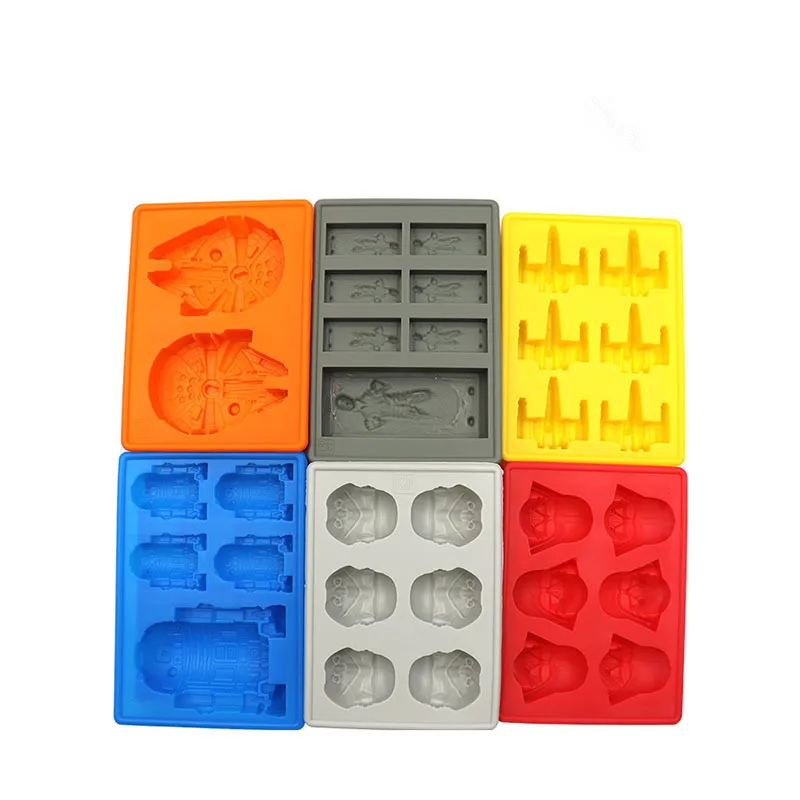 

Z0441 Wholesale selling DIY food grade LEGO bricks planet chocolate mold creative ice cube silicone molds