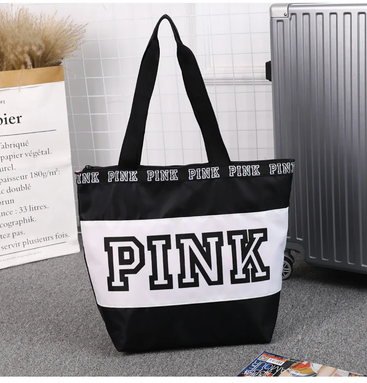 

Wholesale fashion large tote bag handbags waterproof foldable reusable shopping bags for women