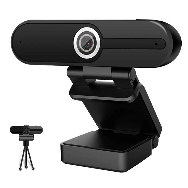 

4K Webcam Full HD 1/3.2' 8 MP Webcamera Built-in Microphone USB 2.0 PC Camera Web cam with Privacy Cover