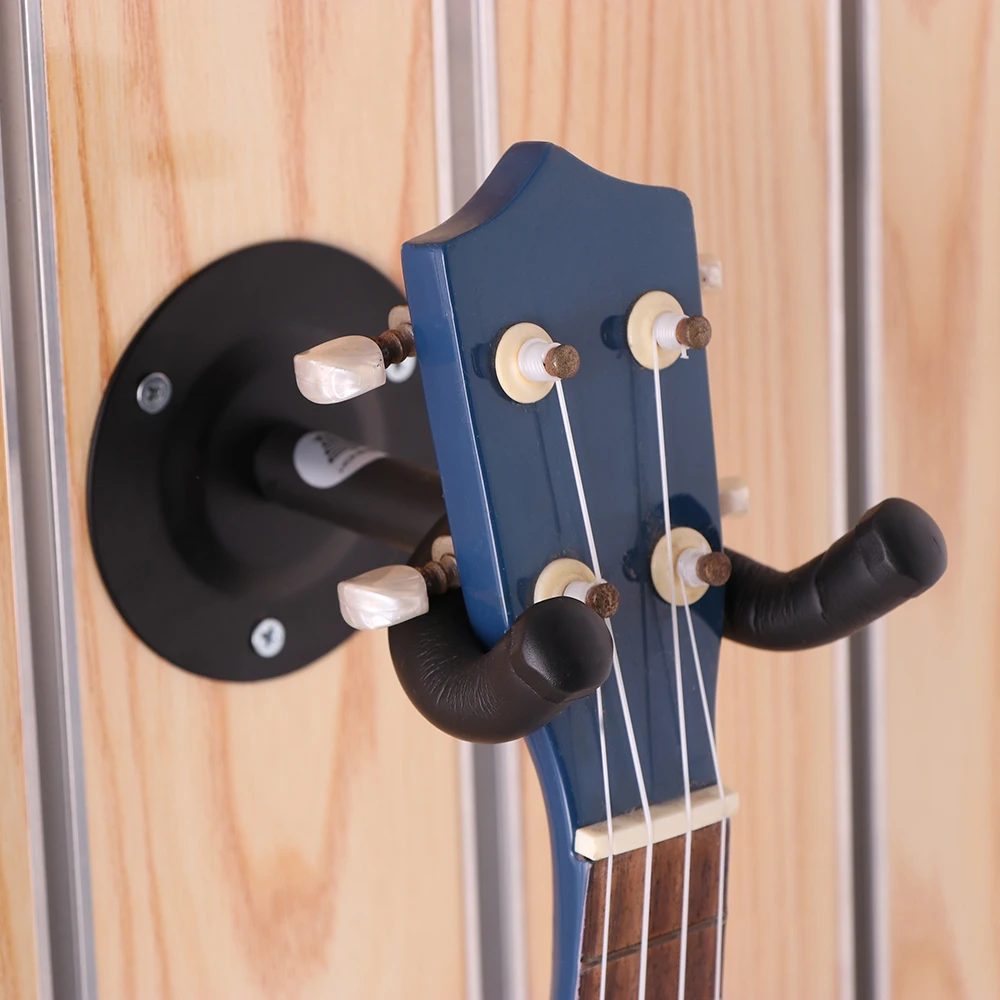 

Factory Price New Design Durable 4PACK Hook Support Stand Guitar Wall Hanger Hooks, Black