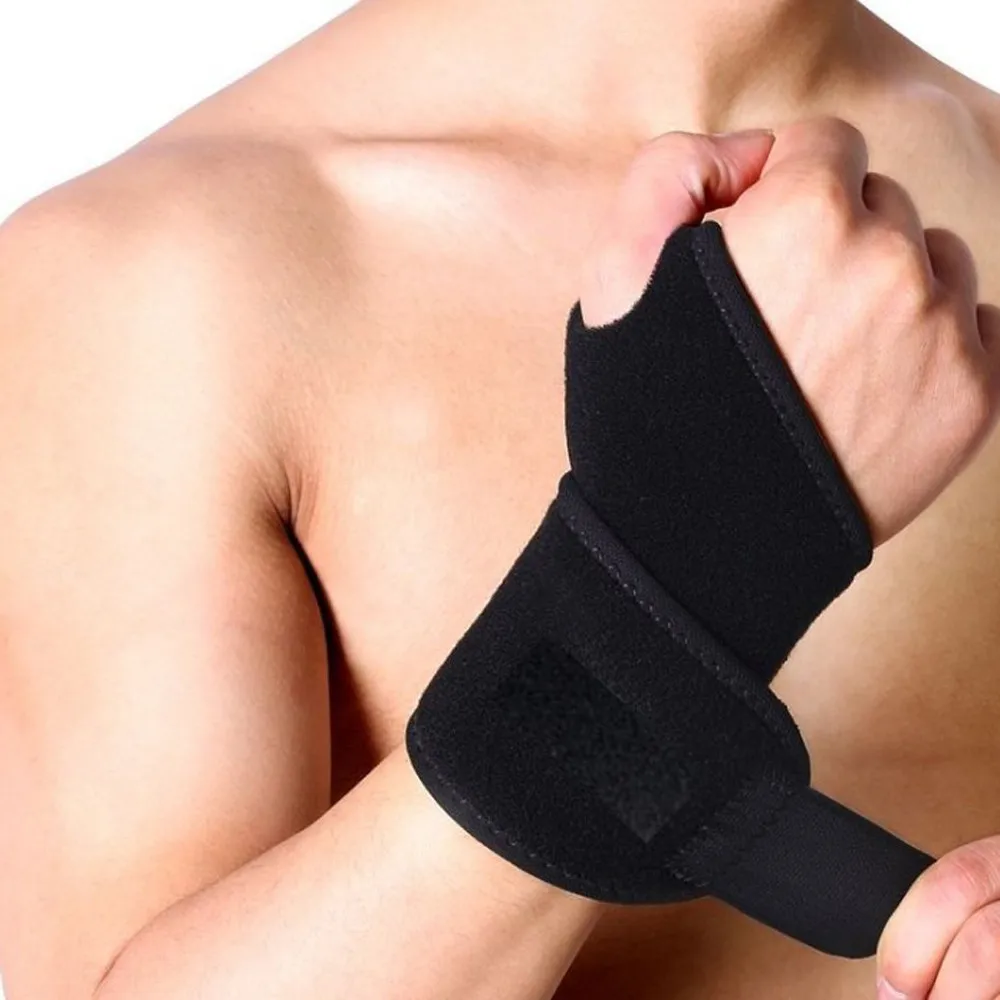 

Wrist Guard Band Brace Support Carpal Tunnel Sprains Strain Gym Strap Sports Pain Relief Wrap Bandage lightweighted