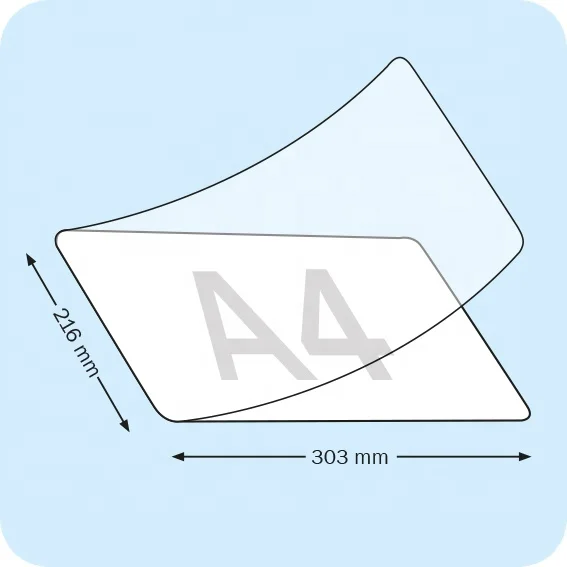 Guangzhou Supplier Laminate Film A6 Hot Laminating Film 111 X 154mm X 125 Micron Anti-static