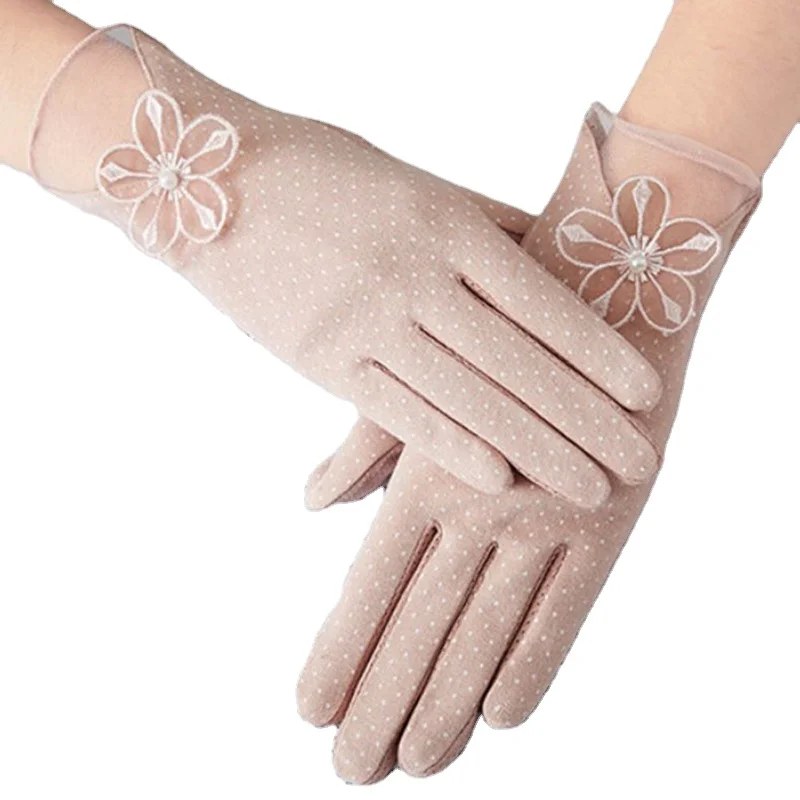 

Flower Outdoor Arm Warmer Long Sun UV Protection Hand Protector Cover Arm Sleeves Ice Silk Sunscreen Sleeves