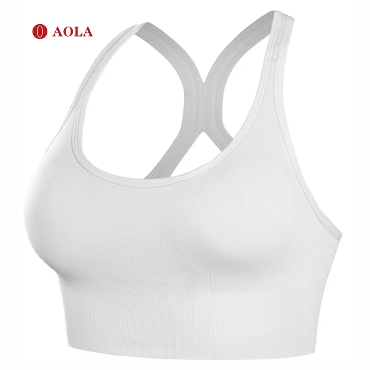 

AOLA Push Up Running Customized Wholesale Fitness Clothing Hot Girl Sexy Bra For Women Sport Bra, Pictures shows